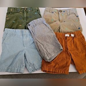 Carter's Kids' Shorts Set - Green, Gray, Blue, Brown 3t